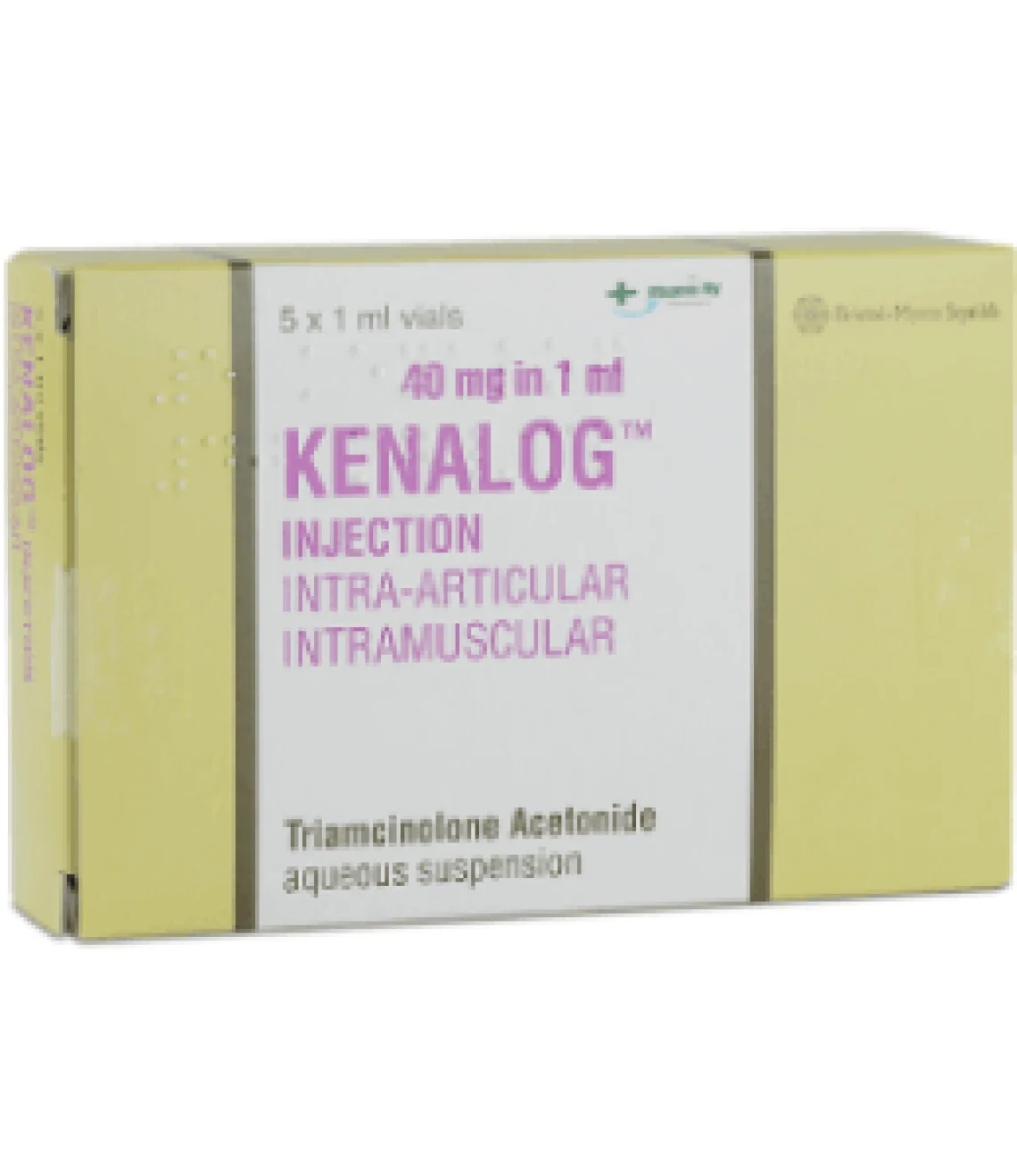 Buy Kenalog Injection (5x1ml) 40mg in 1ml